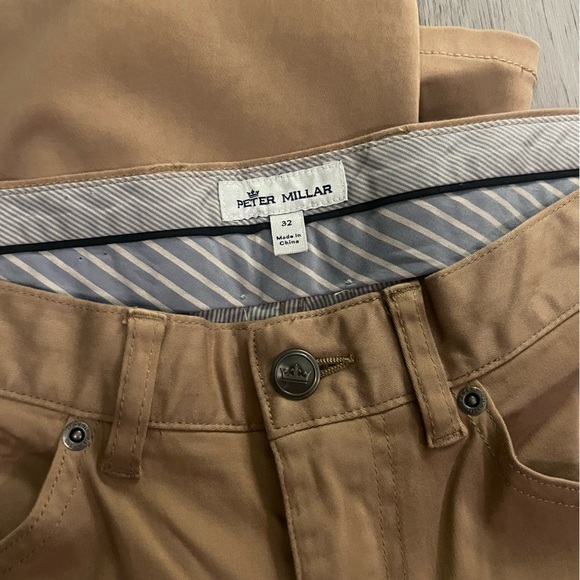 Peter Millar Straight Fit Khaki Pants - Picture 4 of 7